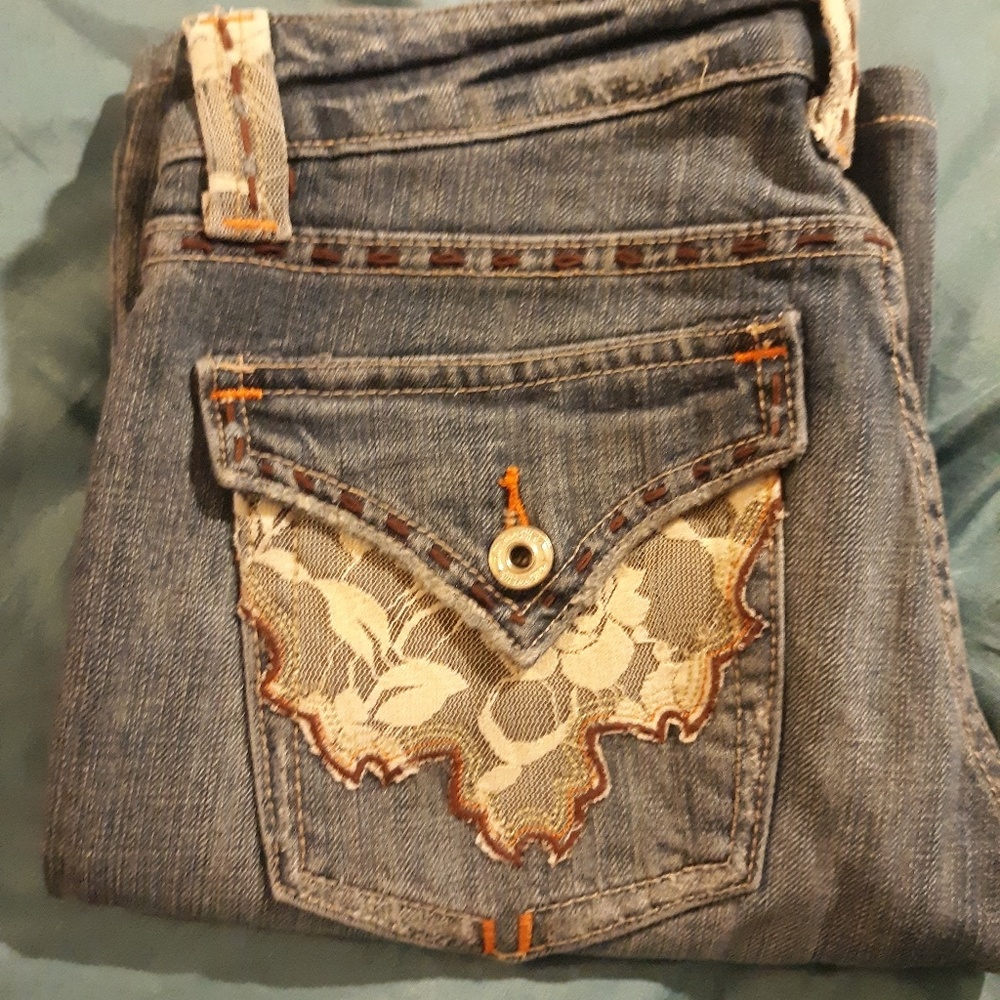 Miss Me Jeans with lace design 26